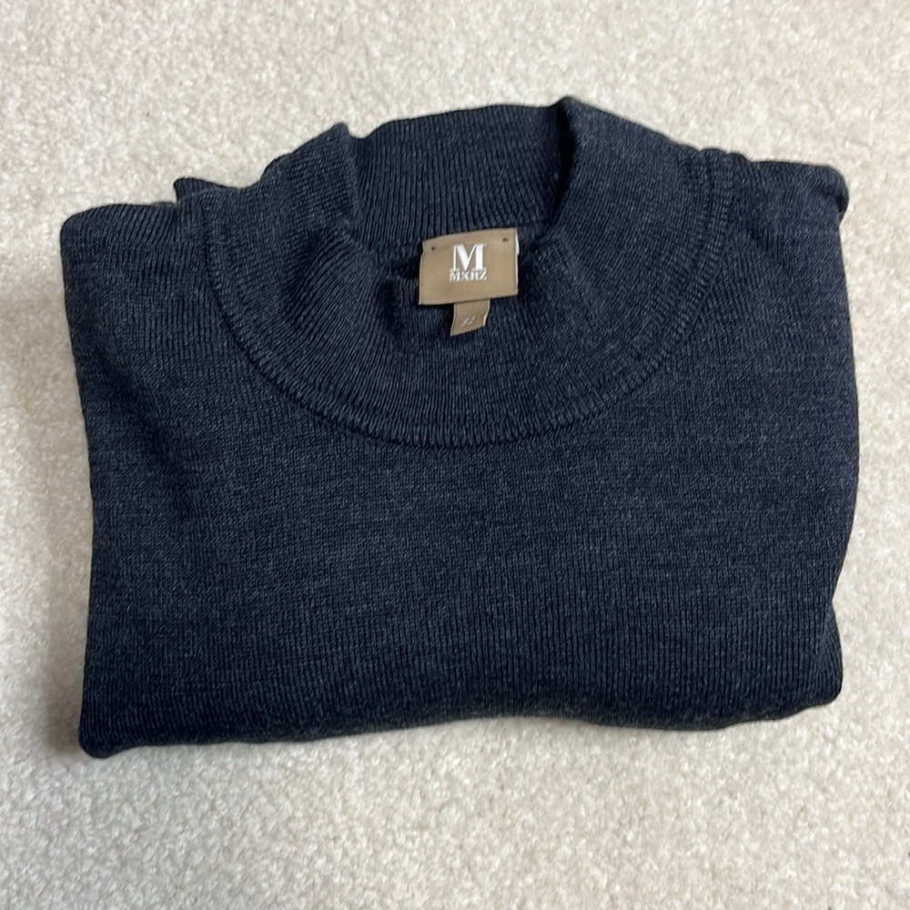 ⭐️ Marz dark grey merino wool sweater- size 52 (see measurements in description) - Picture 11 of 13